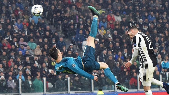 Cristiano Ronaldo anotó el mejor gol del fútbol europeo en la temporada 2017-2018