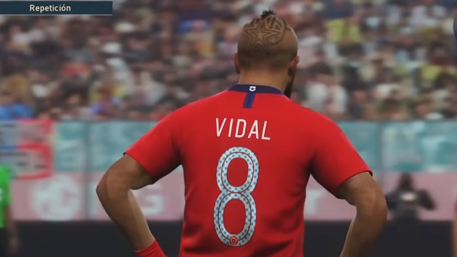 Así lucen los jugadores de la selección chilena en el PES 2019
