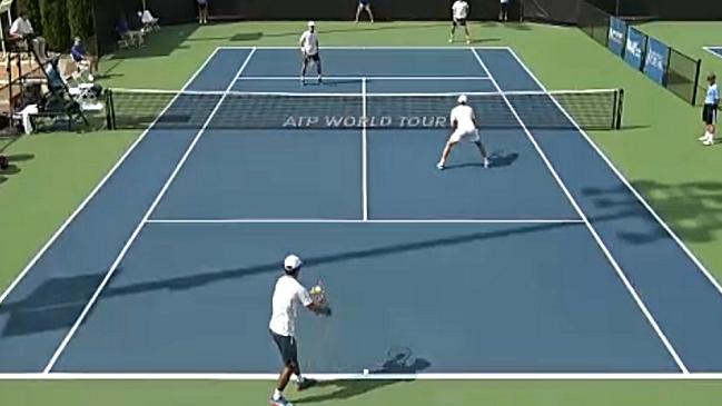 La acción de los tenistas chilenos en el torneo por parejas del US Open