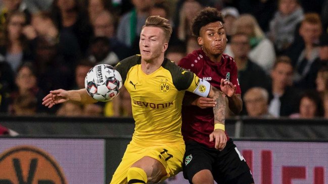 Miiko Albornoz aportó como titular en el empate de Hannover frente a Borussia Dortmund