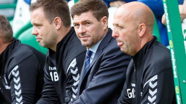 Steven Gerrard perdió su primer clásico en el fútbol escocés