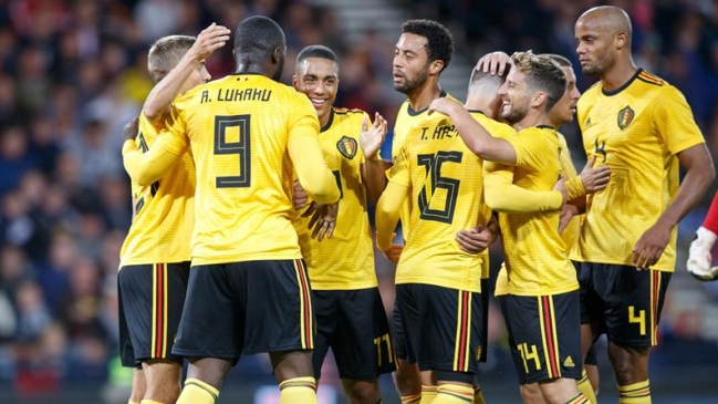 Bélgica aplastó a Escocia en apronte para la Liga de las Naciones de la UEFA