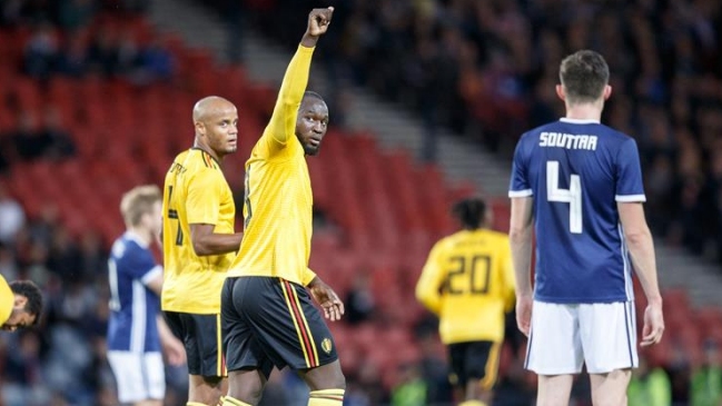 Eden Hazard y Romelu Lukaku lideraron la goleada de Bélgica a Escocia en Glasgow