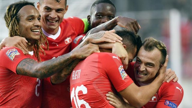 Suiza deslumbró en la UEFA Nations League con arrasadora victoria sobre Islandia