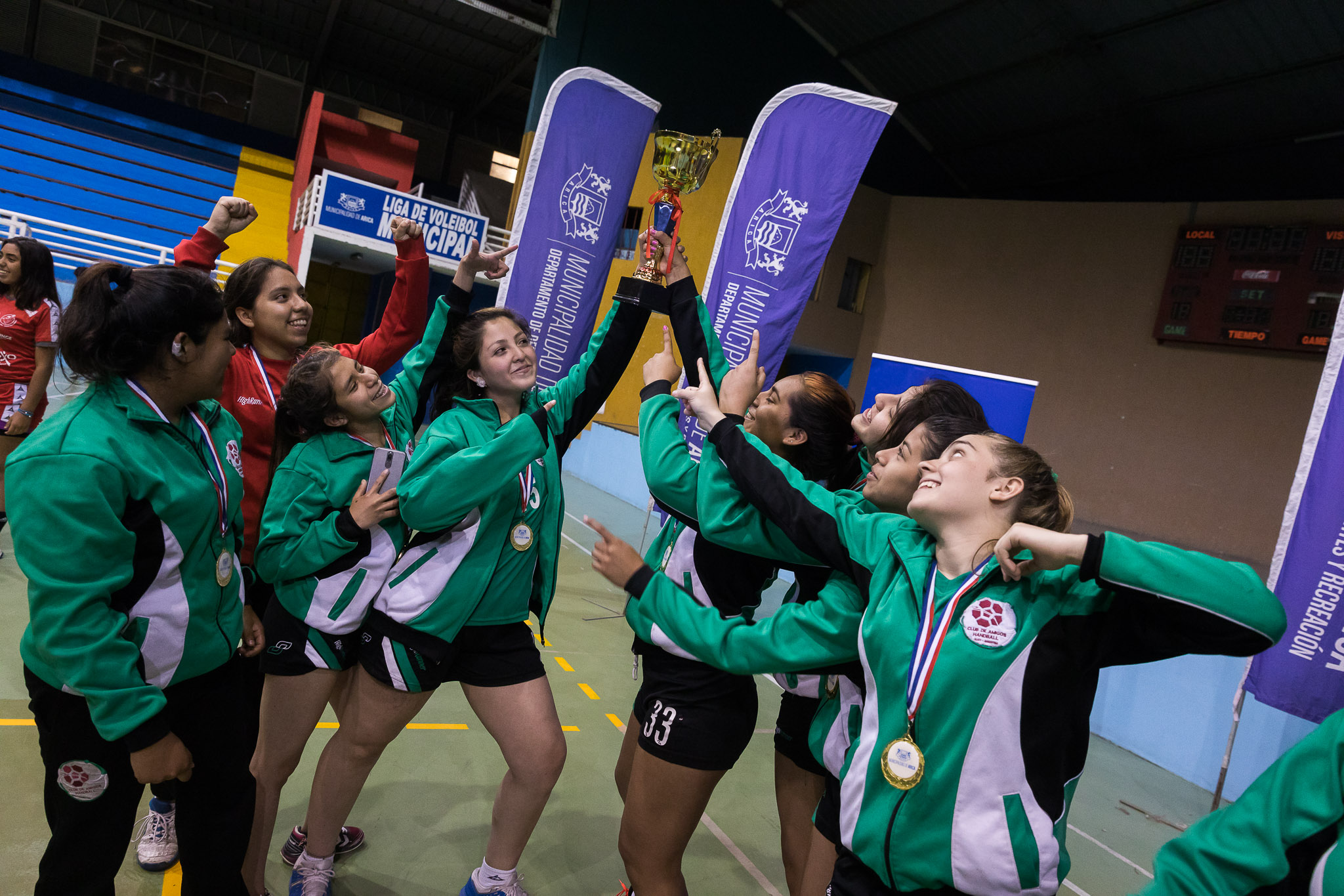 Arica: Equipo argentino triunfó en Torneo de Handball femenino