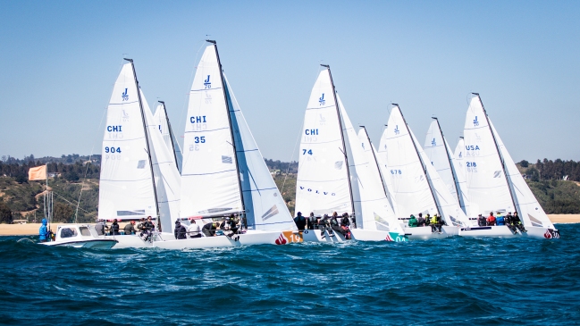 “Santander” lidera la séptima fecha del Campeonato Anual de Veleros J/70