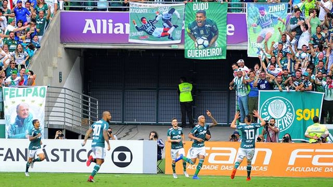 Palmeiras se quedó con el clásico paulista tras vencer a Corinthians por el Brasileirao