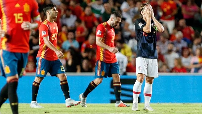 La selección española vapuleó al combinado croata por la UEFA Nations League