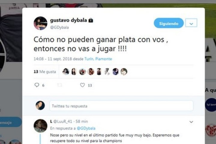 El hermano de Paulo Dybala desató polémica en la selección argentina con duro mensaje