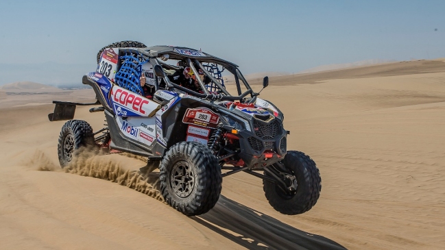 “Chaleco” López abandonó en la segunda jornada del Desafío Inca y se alejó de los primeros lugares