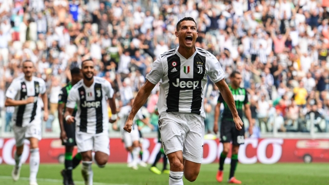 ¡Cristiano desatado! El portugués repitió ante Sassuolo y marcó su segundo gol con Juventus