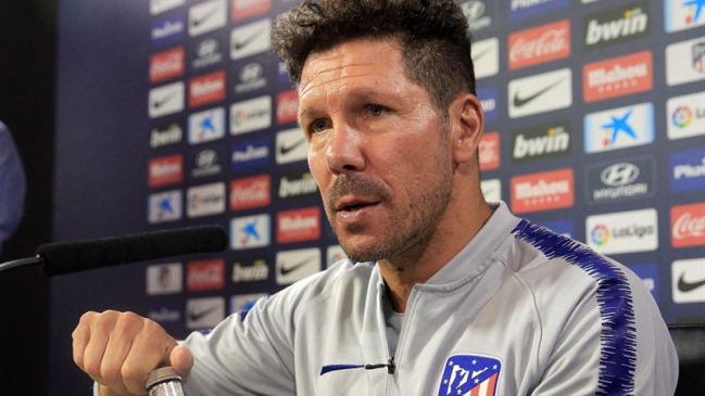 Diego Simeone criticó expulsión de Cristiano Ronaldo en la Champions