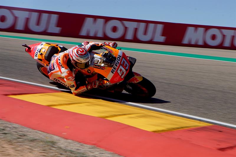 Marc Márquez se quedó con el Gran premio de Aragón del Moto GP y se acerca al título