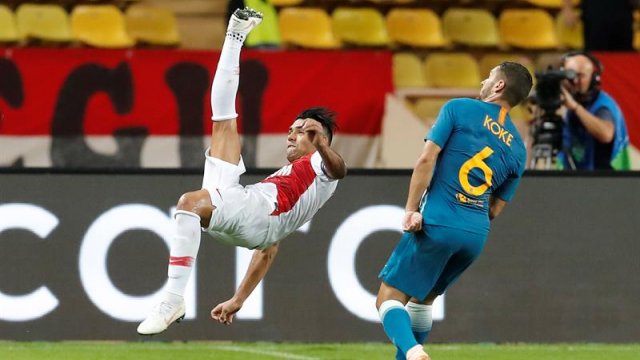 Radamel Falcao aportó con un golazo en el empate de AS Mónaco por la liga francesa