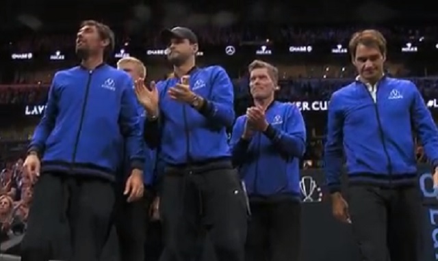 Europa tomó ventaja en inicio de la Laver Cup pese a caída de Federer y Djokovic en dobles