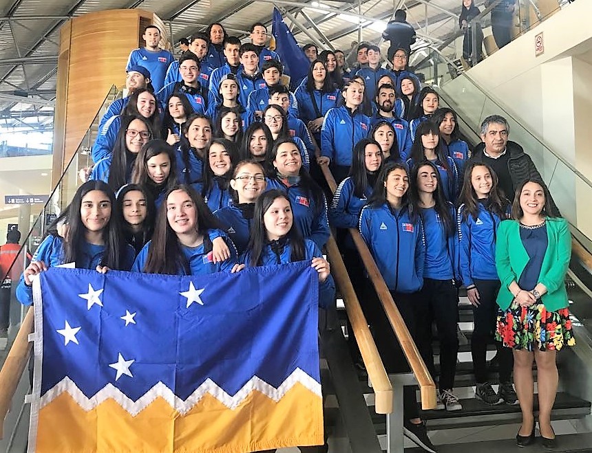 Más de un centenar de jóvenes magallánicos viajan a la final de los Juegos Deportivos Escolares