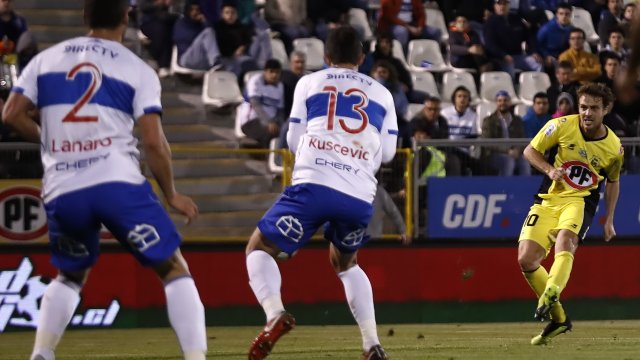 Maximiliano Rodríguez fue letal con un zurdazo rasante y dio a San Luis la ventaja sobre la UC