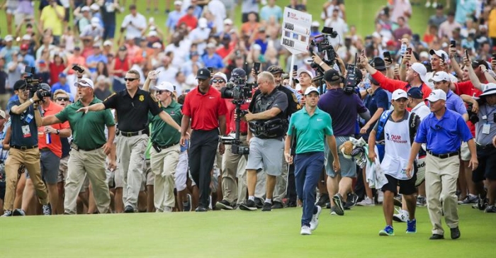 La impresionante multitud que vio el triunfo de Tiger Woods en Atlanta