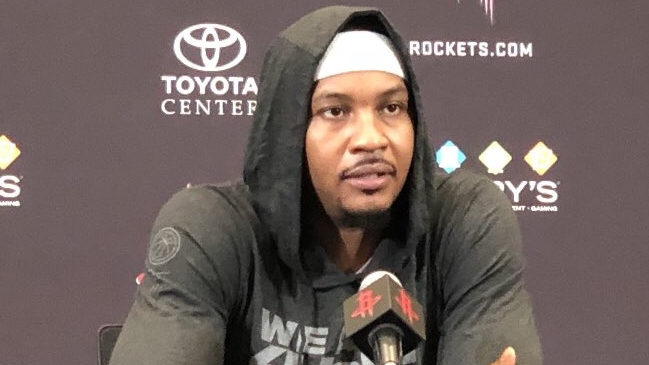 Carmelo Anthony: Llegué a Houston con el único objetivo de ser campeón de la NBA