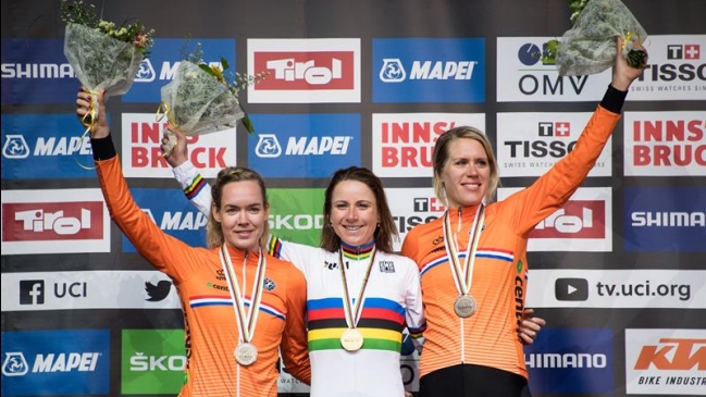 Annemiek van Vleuten reeditó su título mundial de contrarreloj individual