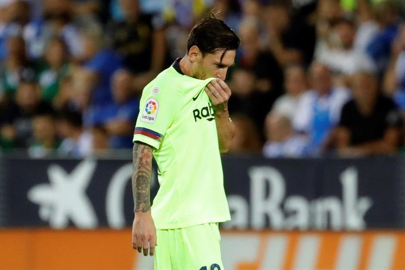 Barcelona tropezó ante Leganés y Vidal vio la acción como suplente