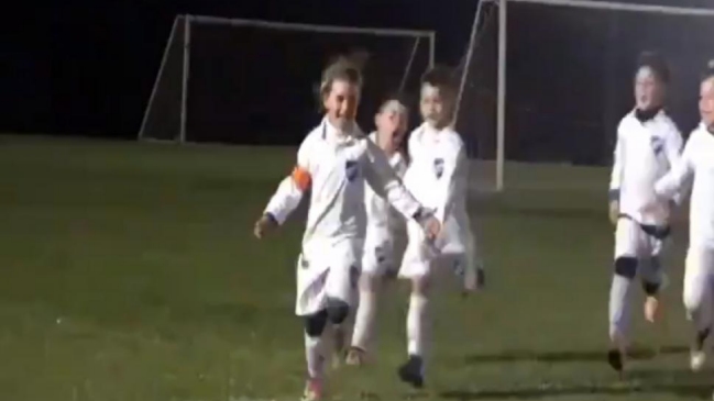 Golazo por la inclusión: Capitana del equipo de niños decidió el clásico entre Nacional y Peñarol