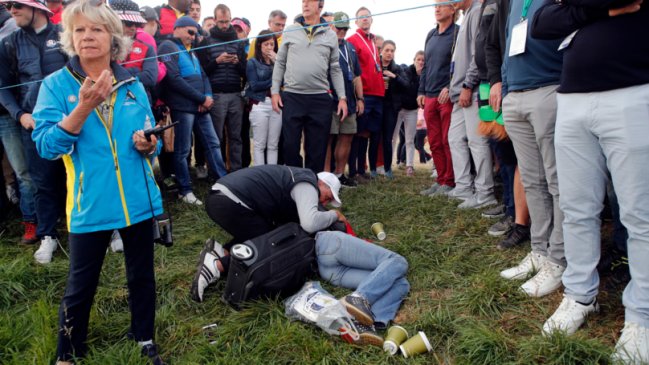 Mujer que perdió la vista de un ojo tras recibir un golpe en la Ryder Cup amenaza con demandar