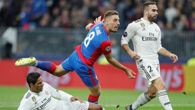 ¡Noqueó al campeón! CSKA dio la sorpresa y venció a Real Madrid en Moscú
