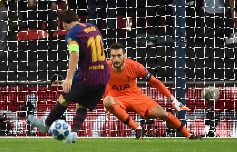 Barcelona volvió al camino de los triunfos tras derrotar a Tottenham en el Estadio Wembley