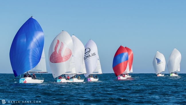 Velero “Peligro” lidera la sexta fecha del Campeonato Clase J/70
