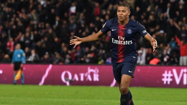Kylian Mbappé anotó un “póker” en aplastante triunfo de PSG sobre Olympique de Lyon