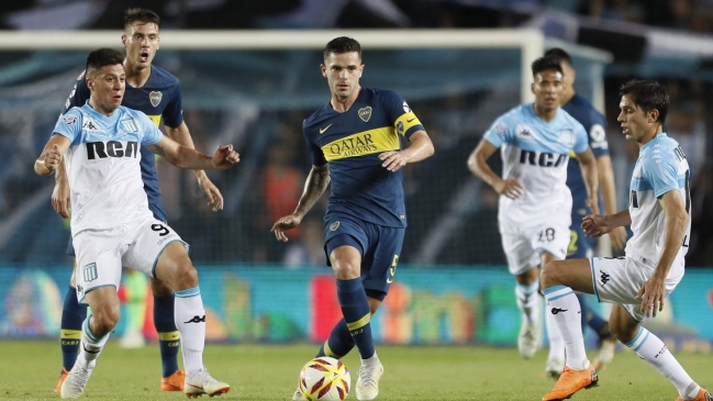 Racing Club dejó escapar un cómodo triunfo ante Boca Juniors, con sus tres chilenos en cancha