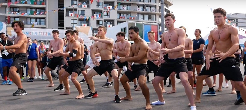 Medallista de oro de Nueva Zelanda fue recibido con un poderoso “haka”