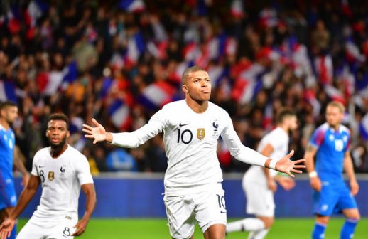 Kylian Mbappé rescató a Francia en la sufrida igualdad ante Islandia
