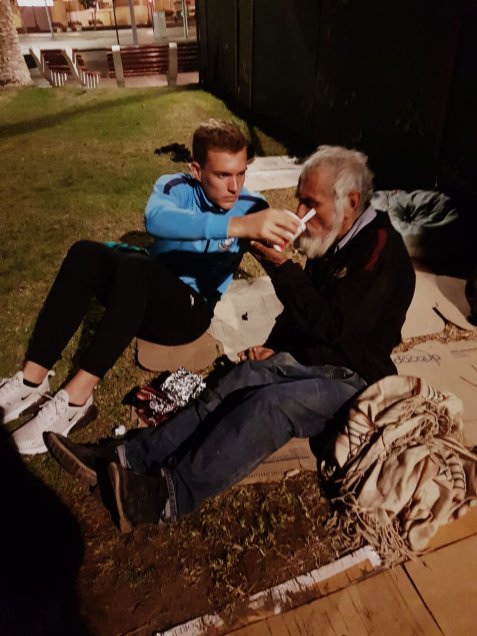 Plantel de Deportes Antofagasta realizó ruta social por la ciudad