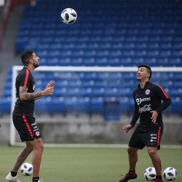La selección chilena cumplió con su último entrenamiento con miras al choque con Perú