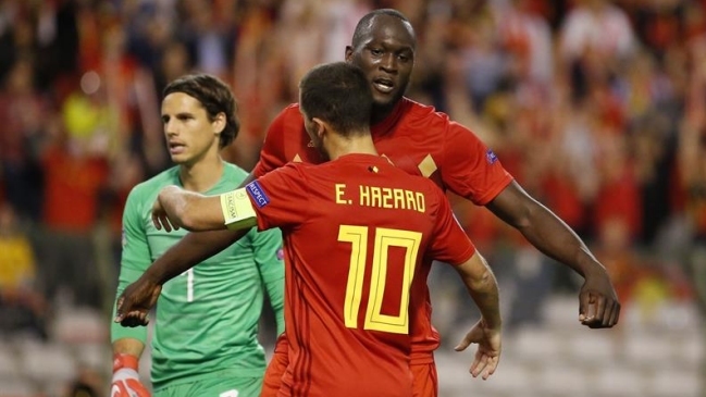 Romelu Lukaku firmó un doblete en victoria de Bélgica sobre Suiza en la Liga de Naciones de la UEFA