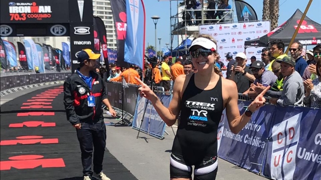 La estadounidense Laure Goss conquistó el Ironman 70.3 de Coquimbo