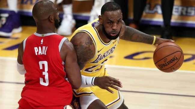Pelea en duelo entre Los Angeles Lakers y Houston Rockets terminó con tres expulsados