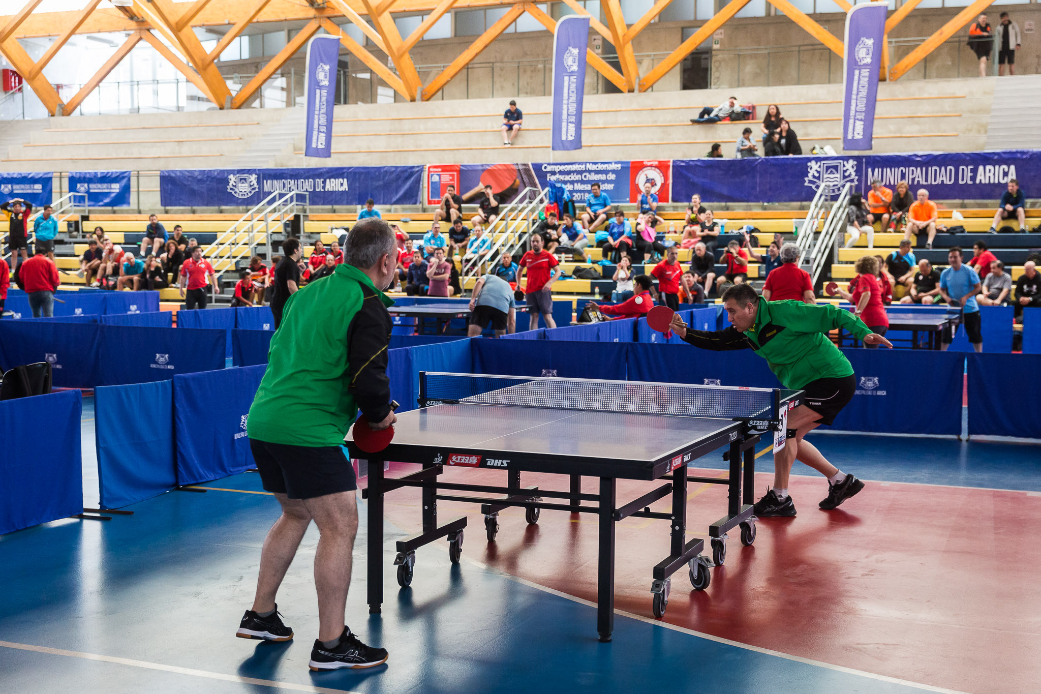 Campeonato Internacional de Tenis de Mesa Master se realiza este fin de semana en Arica