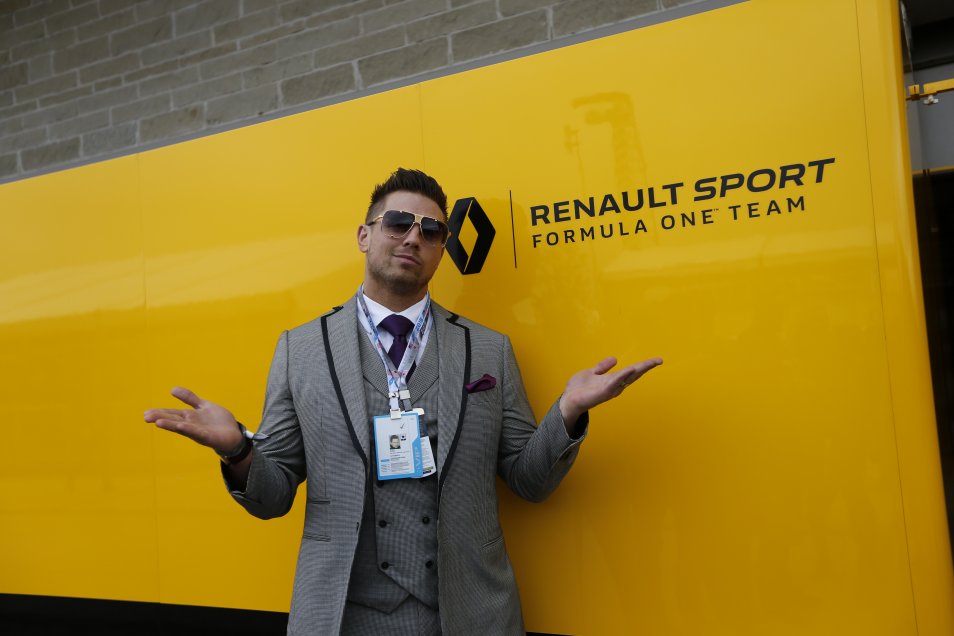 La visita de The Miz y Maryse al Gran Premio de Estados Unidos