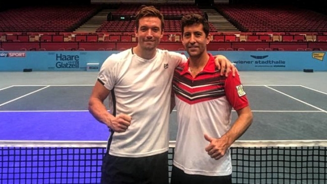 Hans Podlipnik logró extraordinario triunfo en dobles y avanzó en el ATP de Viena