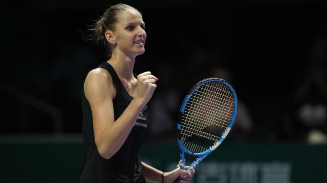 Karolina Pliskova es la primera semifinalista del WTA Finals