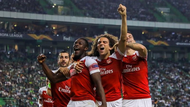 Arsenal hiló su tercer triunfo en Europa League al imponerse sobre Sporting de Lisboa