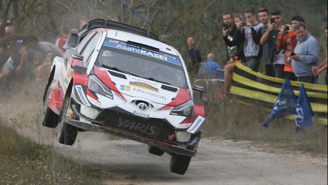 Ott Tänak se puso al frente del Rally de Cataluña