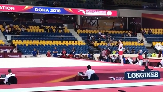 Tomás González no pudo clasificar a la final de suelo en el Mundial de Doha