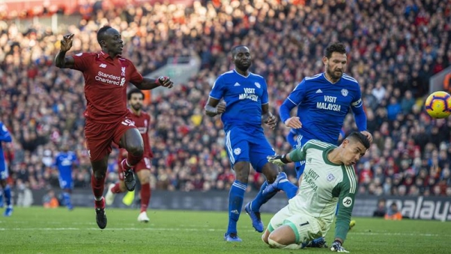 Sadio Mané guió el triunfo de Liverpool sobre Cardiff por la Premier