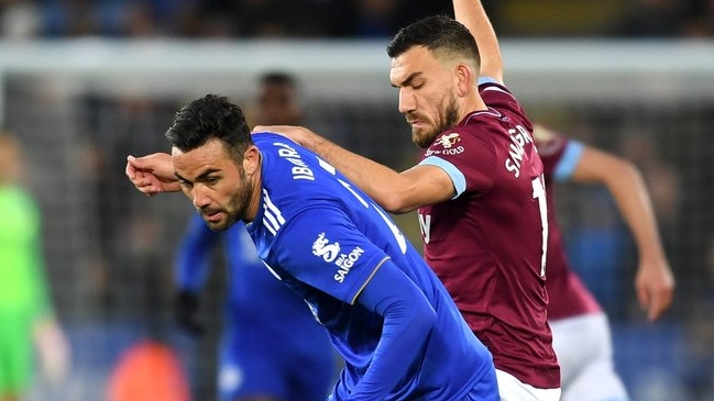 West Ham igualó con Leicester tras sufrir expulsión de su capitán y un golazo de Ndidi