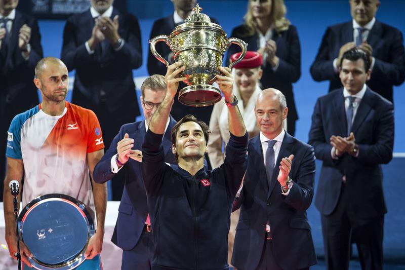 Rey de Suiza: El triunfo de Federer sobre Copil para coronarse por novena vez en Basilea