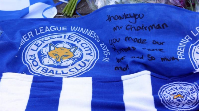 Leicester City confirmó muerte de su presidente y otras cuatro personas